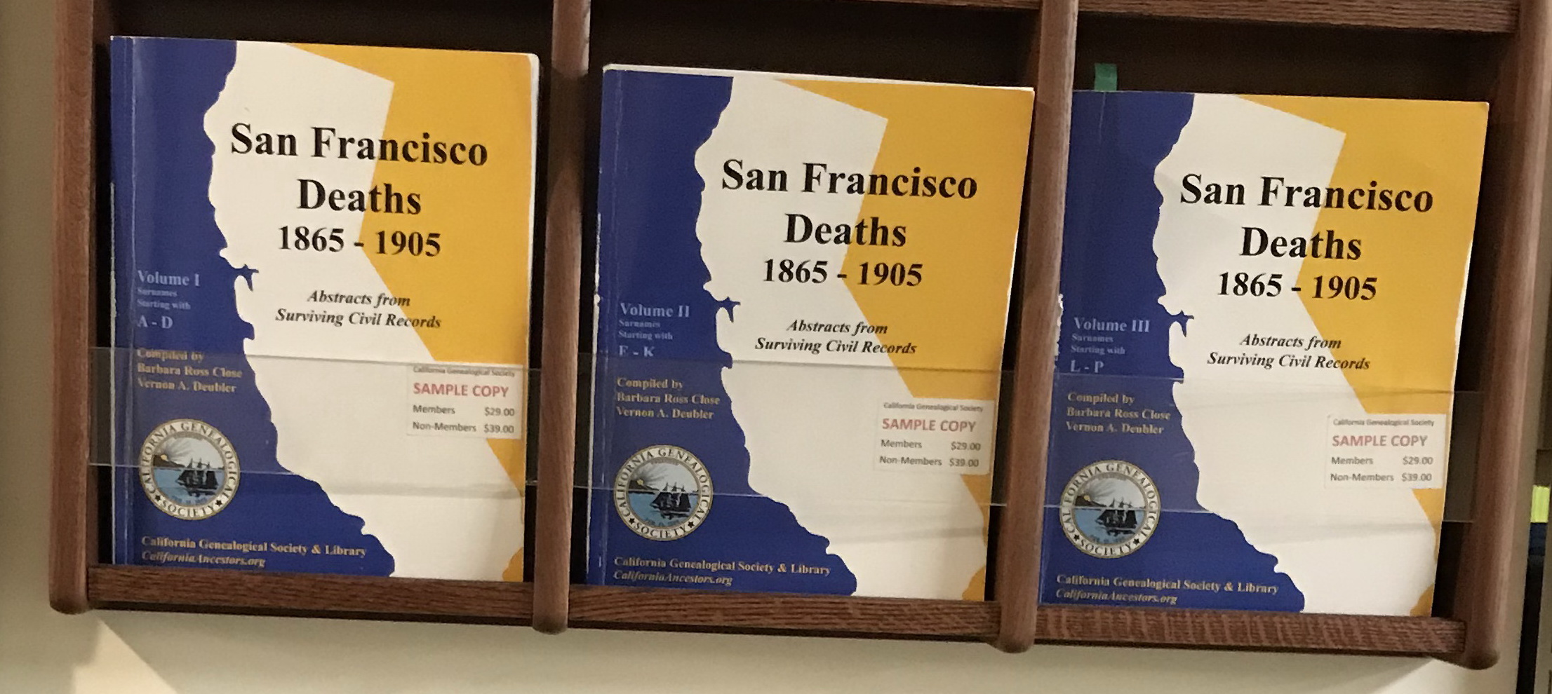Photo of 3 CGS produced books for sale