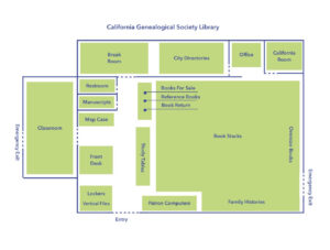 map of the CGS library