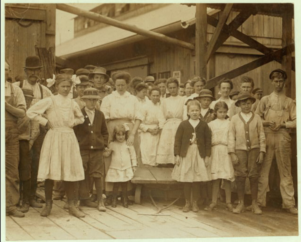 Group of cannery workers