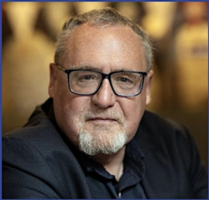 Head shot of bearded man