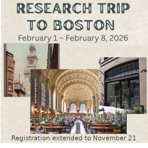 Research Trip to Boston