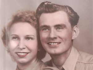 Fern Conner and John Origer, married 26 July 1945